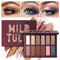 LUXAZA Neutral Nudes Makeup Eyeshadow Palette Brown Metallic, Warm Natural Bronze Copper Pearl Shimmer Satin Eye Shadow, Highly Pigmented Makeup Palette LUXAZA