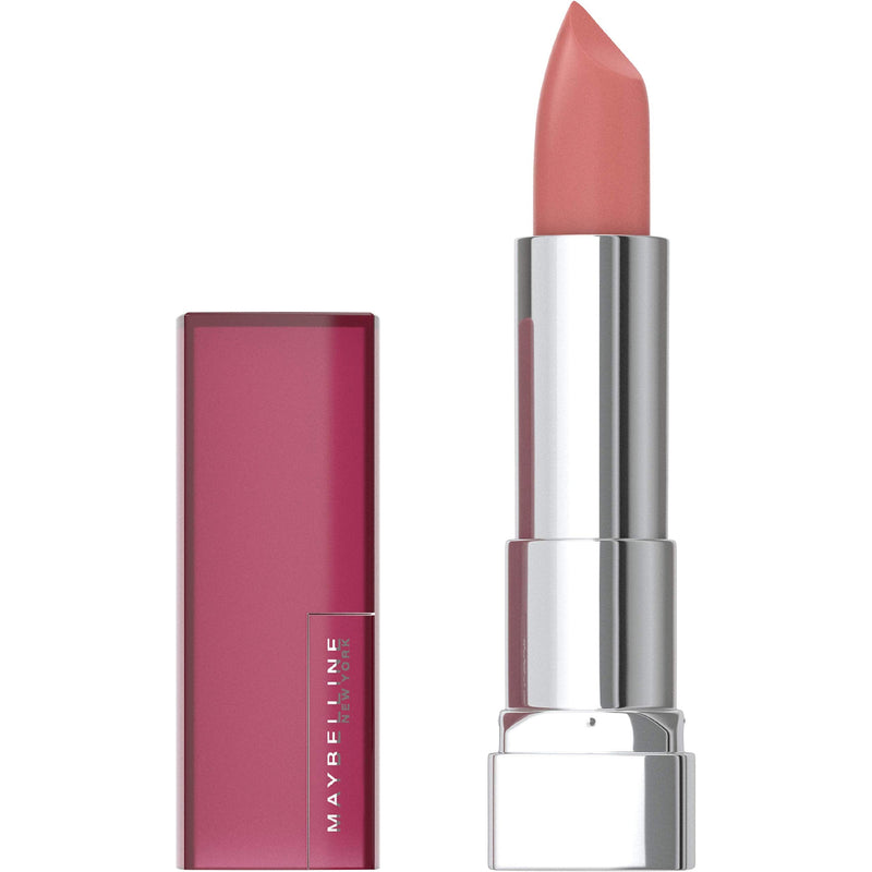 Maybelline Color Sensational Lipstick, Lip Makeup, Matte Finish, Hydrating Lipstick, Nude, Pink, Red, Plum Lip Color, Honey Pink, 0.15 oz; (Packaging May Vary) Maybelline New York