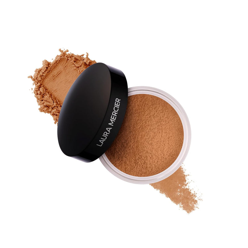 Laura Mercier Translucent Loose Setting Powder, 24HR Shine Control, Infused with Vitamins C + E, Soft Matte Finish, Normal to Oily Skin, 4 Shades for Virtually All Skin Tones, Holiday Gift Set Infinity Warehouse