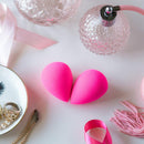 Beauty Junkees Makeup Sponge Blender - Pink Egg Foundation Makeup Blender Sponge, Liquid Cream Powder Contour Blending Sponges, Make Up Applicator, Cosmetic Blenders, Wet Dry Beauty Sponge, Latex Free Beauty Junkees