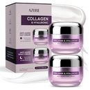 Azure Dermatologist Tested 24K Gold & Collagen Face Moisturizer - K Beauty Anti-Aging Face Cream for Firming & Skin Tightening Face Cream - Korean Skincare - All Skin Type 1.69 fl oz Infinity Warehouse