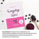 Everyday Acai Rejuvenating Mask With No Harsh Chemicals - Rejuvenating, Calming, and Balancing (Pack of 5) FACETORY Store