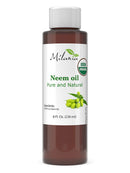 Premium Organic Neem Oil (8 Oz.) Virgin, Cold Pressed, Unrefined 100% Pure Natural Grade A. Excellent Quality. MILANIA