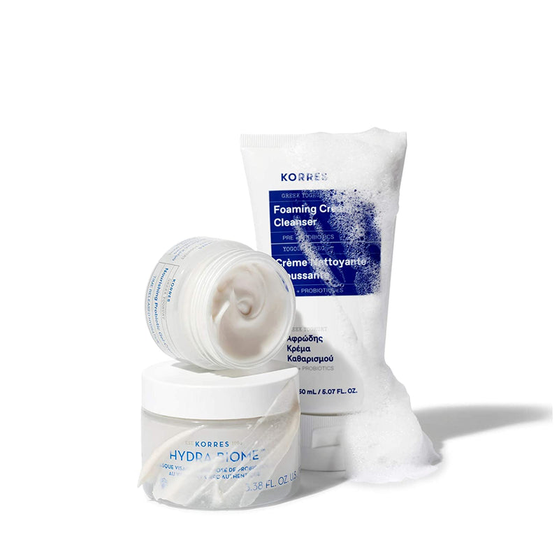 KORRES Greek Yoghurt Foaming Cream Cleanser 150 Ml, 5.01 fl. oz. martinandmark.com