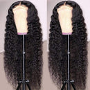 UNice Hair 5x5 HD Lace Closure Wig Human Hair for Black Women, 10A Brazilian Virgin Hair Jerry Curly Transparent Lace Closure Wigs Pre Plucked with Baby Hair 180% Density 16 inch UNICE Store