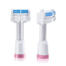 Triple Bristle Original Sonic Toothbrush & 2 Pack Pink Replacement Brush Heads Bundle | Whiter Teeth & Brighter Smile | Rechargeable 31,000 VPM Tooth Brush & Patented 3 Brush Head Design Triple Bristle