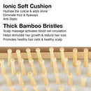 Olivia Garden Healthy Hair Eco-Friendly Bamboo Ionic Massage Hair Brush HH-2 (Paddle Narrow) Olivia Garden