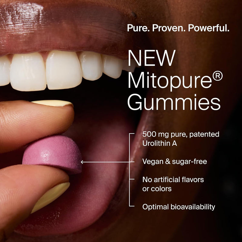 Timeline Mitopure Urolithin A Supplement Gummies - Clinically Proven Support for Healthy Aging and Cellular Renewal - Mitoceutical for Muscle Strength and Longevity Infinity Warehouse
