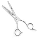 Professional Thinning Shears 6 Inch with Extremely Sharp Blades, 440C Steel Thinning Scissors, Durable, Smooth Motion & Fine Cut, Hair Scissors with Elegant Sheath, Cleaning Leather & Key Fagaci