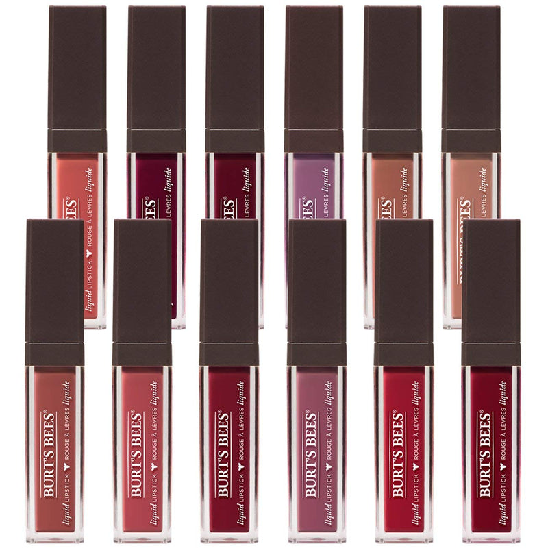 Burt's Bees 100% Natural Moisturizing Liquid Lipstick, Garnet Glacier - 1 Tube Burt's Bees
