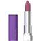 Maybelline Color Sensational Lipstick, Lip Makeup, Cream Finish, Hydrating Lipstick, Nude, Pink, Red, Plum Lip Color, On The Mauve, 0.15 oz; (Packaging May Vary) Maybelline New York
