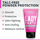 Super Fresh Lady Parts Powder Protection Deodorant Lotion - For Breasts, Private Parts, Crotch and Inner Thigh - Absorb Mild Sweat, Prevent Chafe & Odor - Aluminum-free - 4 oz… (2 Pack Women's Powder Lotion) SweatBlock