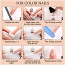 REDNEE Dip Powder 12 Colors Nail Starter Kit with Base Activator and Top Coat 22pcs Gift Set for Nail Art - RE08 Inviting Color REDNEE
