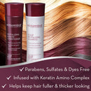 Keranique Hair Thicker Stronger Hair 60 Days System with Keratin Shampoo, Conditioner and Texturizing Mousse for Colored Thinning Hair, Paraben/Sulfates Free, Maintains Body and Volume Keranique Store
