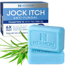 Hermon Antifungal Body Wash for Jock Itch: Tea Tree oil Body Wash for Jock Itch, Ringworm, Back Acne, Athlete's Foot, Tinea - Medicated Soap for Men and Women Infinity Warehouse