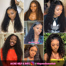 Iris Queen 4x4 Lace Front Wigs Human Hair for Black Women Curly Human Hair Wigs Pre Plucked with Baby Hair 150% Density Brazilian Hair Lace Closure Wig(24 inch) Iris Queen