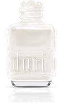 Duri Nail Polish, 50 Platinum, White Metallic Shimmer Pearl Finish Semi Sheer Coverage, 0.5 fl.oz. duri
