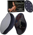 Crystal Hair Eraser,Natural Crystal Hair Remover,Reusable Painless Nano Glass Hair Removal Device Without Shaver,Gentle Crystal Epilator and Exfoliator for Soft Silky Skin(Black) Infinity Warehouse