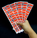 40 Tattoos: Norway Flag, Norwegian Party Favors PremiumTT temporary tattoos
