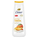 Dove Body Wash with Pump 3 Count Glowing Mango & Almond Butter for Renewed, Healthy-Looking Skin Gentle Skin Cleanser with 24hr Renewing MicroMoisture 30.6 oz Infinity Warehouse