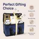 SpaLife Men's Sandalwood Luxury Spa Skincare Set - Complete Care Kit for Rugged Revitalization, Exfoliating Scrub - Bath and Body Collection for Cleansing, Moisturizing, and Rejuvenation Infinity Warehouse