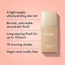 ICONIC LONDON Super Smoother Blurring Skin Tint | Light to Medium Coverage, Hydrating, Ultra-Lightweight Tinted Moisturizer, Cruelty-Free, Vegan Makeup Infinity Warehouse