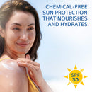CETAPHIL Sheer Mineral Sunscreen Lotion for Face & Body | 3 fl oz | 100% Mineral Sunscreen: Zinc Oxide & Titanium Dioxide | Broad Spectrum SPF 30 | For Sensitive Skin | Dermatologist Recommended Brand Cetaphil