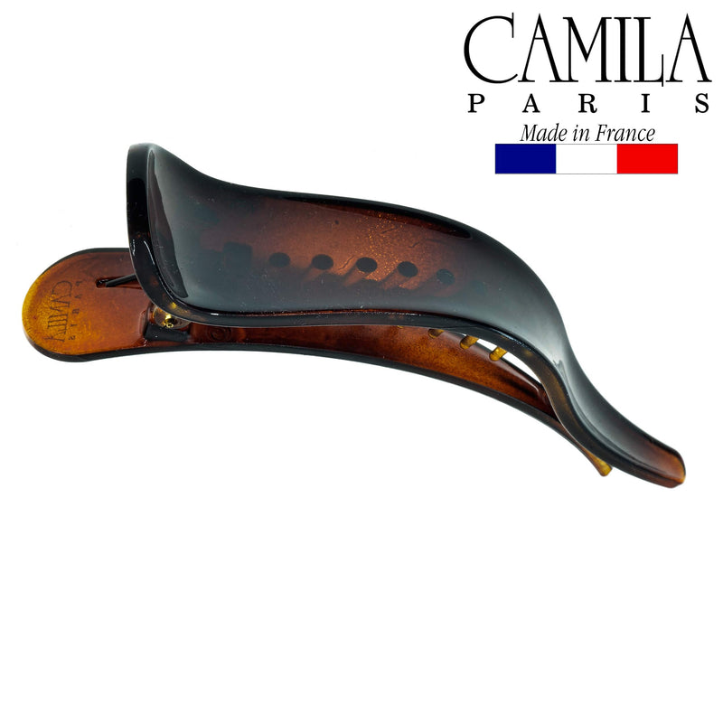 Camila Paris CP922 French Hair Clip for Women, Alligator Clip, Duckbill Girls Hair Claw Clips Jaw Fashion Durable and Styling Hair Accessories for Women, Strong Hold No Slip Grip, Made in France Camila