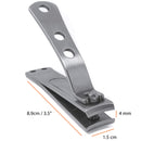 KOHM Nail Clippers for Thick Nails - Heavy-Duty, Stainless Steel, Tough, Professional Toenail Clippers w/ Built-in File - Nail Cutters for Seniors and Adults KOHM