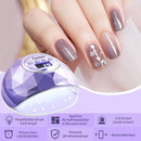 Skymore 86W LED Nail Lamp, Professional Nail Dryer with 4 Timer Setting, Portable Curing Lamp for Gel Nail Polish, Automatic Sensor & LCD Display, Manicure Pedicure Tools for Home Salon Skymore