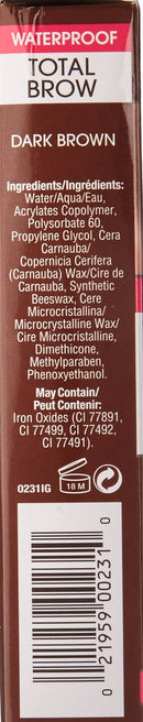 Cover Your Gray Total Brow Eyebrow Sealer and Color - Dark Brown Cover Your Gray