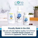 Core Med Science Liposomal Glutathione Supplement - (500mg, 60 Softgels) - High-Absorption Glutathione for Antioxidant & Liver Detox Support with Pure Reduced Setria - Daily Use for Immune Function Infinity Warehouse