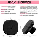 VWMYQ Silicone Face Scrubber Facial Cleansing Brush Silicone Face Wash Brush Manual Waterproof Cleansing Skin Care Face Brushes for Cleansing and Exfoliating (Black) VWMYQ