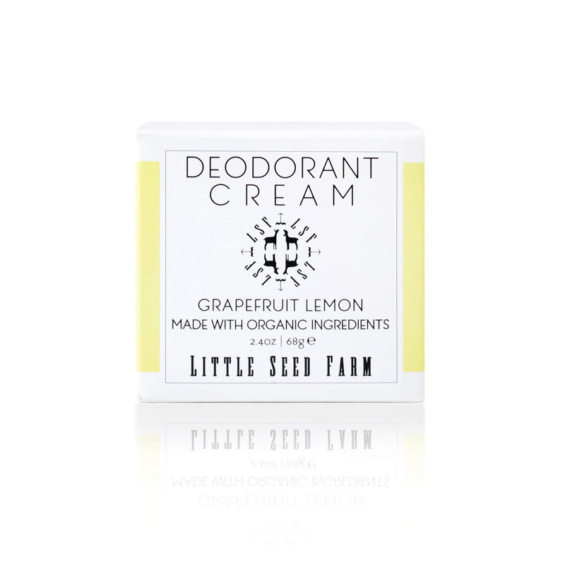 Little Seed Farm All Natural Deodorant Cream, Aluminum Free Activated Charcoal Deodorant for Women or Men - Cedar Vanilla, Net Wt. 2.4oz | 68g Infinity Warehouse