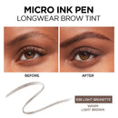 L'Oreal Paris Micro Ink Pen by Brow Stylist, Longwear Brow Tint, Hair-Like Effect, Up to 48HR Wear, Precision Comb Tip, Light Brunette, 0.033 fl; oz. L'Oreal Paris