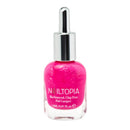 Nailtopia - Plant-Based Chip Free Nail Lacquer - Non Toxic, Bio-Sourced, Long-Lasting, Strengthening Polish - Birds Of Paradise (Hot Pink) - 0.41oz Nailtopia