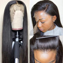ISEE Hair Lace Front Wigs Human Hair Brazilian Straight Human Hair Wigs for Black Women 150% Density Pre Plucked with Baby Hair Bleached Knots Natural Color (13x4 Lace Front, 26inch) ISEE Store