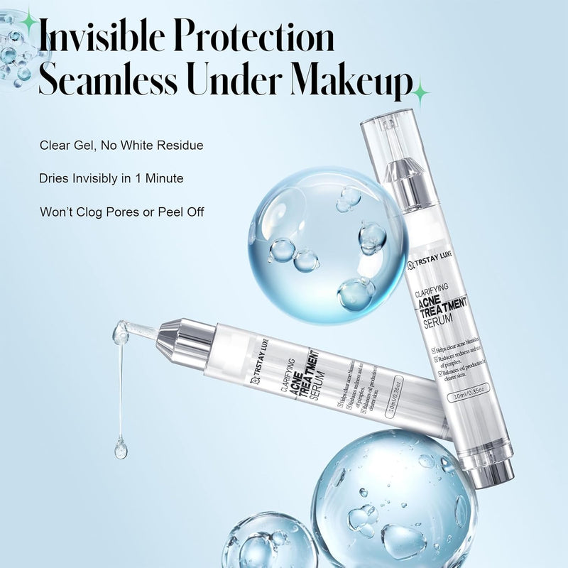 Salicylic Acid Spot Treatment Gel – 2% BHA Acne Treatment for Face, Helps Clear Breakouts & Blackheads, Oil-Free & Non-Irritating Formula, 0.35 Fl Oz Infinity Warehouse