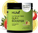 HUM Flatter Me Fiber Supplement for Women & Men, Prebiotics & Digestive Enzymes to Support Weight & Bloating, Digestive & Gut Health, Fiber Powder Drink Mix, Strawberry Lemon - 10 Servings Infinity Warehouse