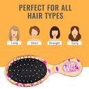 Wet Brush Osmosis Mini Detangler - Shimmering Seaweed - Detangling Travel Hair Brush - Ultra-Soft IntelliFlex Bristles Glide Through Tangles with Ease - Protects Against Split Ends and Pain-Free Wet Brush
