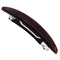 Camila Paris CP2624 French Hair Barrette Clip for Girls, Tortoise Shell, Rubberized Automatic Clasp Strong Hold Grip Hair Clips for Women, No Slip Styling Girls Hair Accessories, Made in France Camila