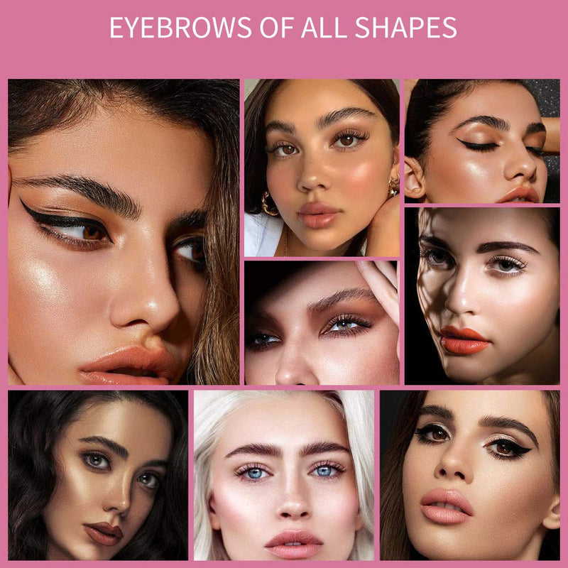 UCANBE 2PCS Eyebrow Soap Kit, Brow Styling Soap for 4D Natural Eye Brow Makeup, Long Lasting Waterproof Smudge Proof Eyebrow Cosmetics UCANBE