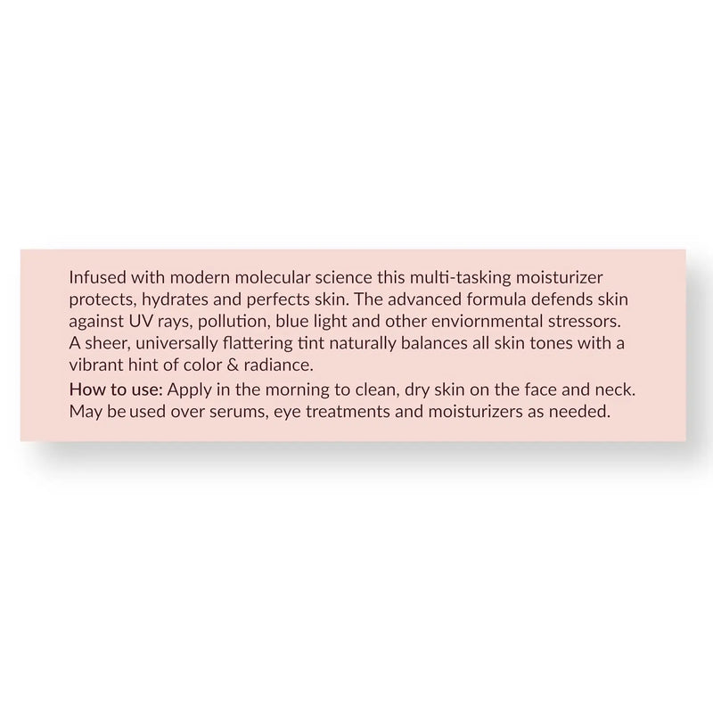 AVYA SPF 40 Sheer Tinted Moisturizer with Hyaluronic Acid & Green Chai – Advanced Ayurvedic Skincare Treatment for Balanced and Brighter Skin/Medium Skintones Shade