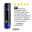 MATRIX Total Results Brass Off Color Depositing Blue Shampoo and Conditioner | Refreshes Hair & Neutralizes Brassy Tones in Lightened Brunettes | For Color Treated Hair MATRIX