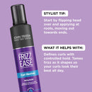 John Frieda Frizz Ease Curl Reviver Mousse, Enhances Curls, Soft Flexible Hold, Mousse for Curly or Frizzy Hair, 7.2 Ounces, Alcohol-Free John Frieda