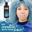 RAW Turquoise Demi-Permanent Hair Color, Vegan, Free from Ammonia, Paraben & PPD, lasts over 45 washes, 4oz Ardell Store