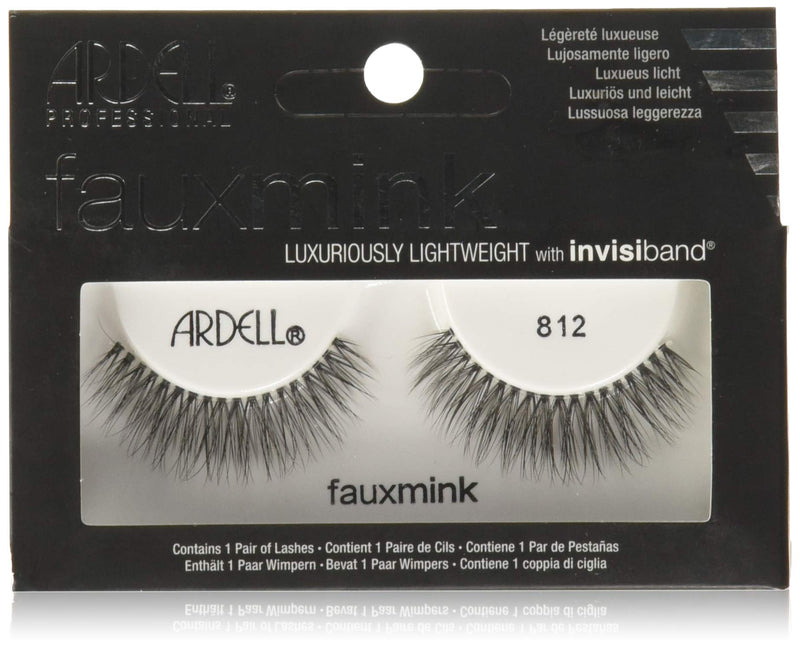 Ardell Faux Mink Eye Lashes 812 Black Ardell