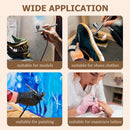 Colima 2025 Upgrade 55psi Airbrush Kit - Double Action Airbrush & Mini Compressor with Accessories - for Painting, Makeup, Models, Nail Art - Beginners & Professionals Infinity Warehouse