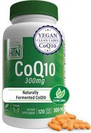 Health Thru Nutrition CoQ-10 300mg - 120 Capsules | High-Potency Ubiquinone Coenzyme Q10 | Supports Cellular Energy & Antioxidant Protection | Non-GMO, Soy-Free, Vegan, Gluten-Free Infinity Warehouse