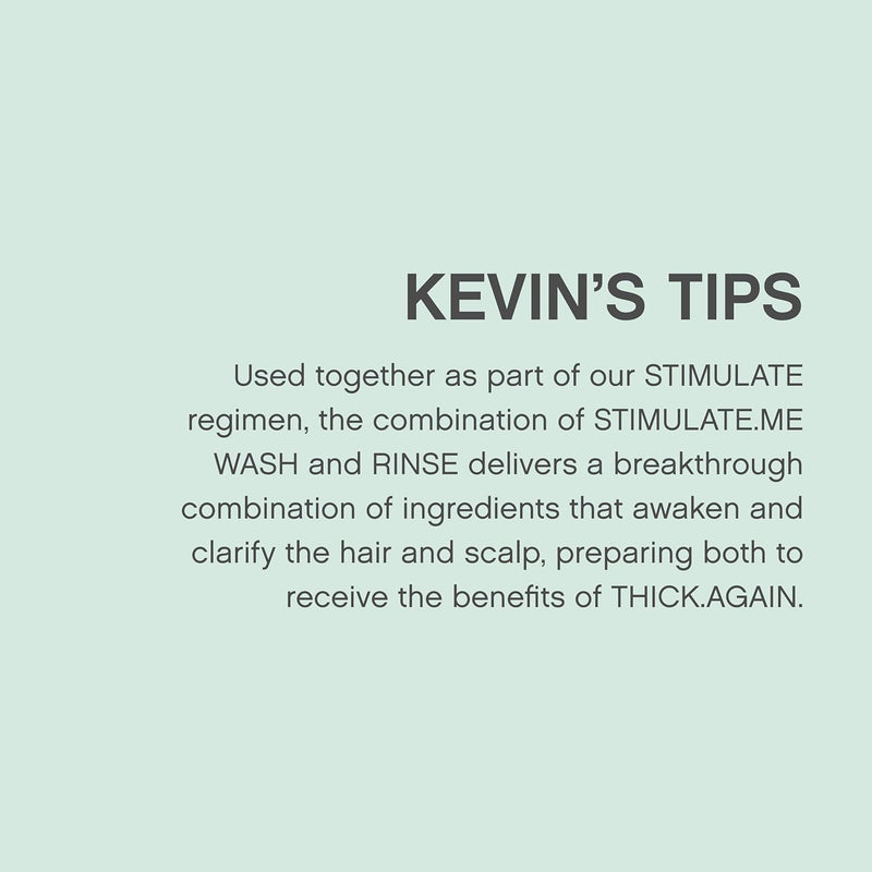 KEVIN.MURPHY STIMULATE-ME.WASH - Clarifying Shampoo for Hair & Scalp - For All Types - Stimulates Hair - Strengthening - Cruelty Free Shampoo - 1 L / 33.8 fl oz Infinity Warehouse